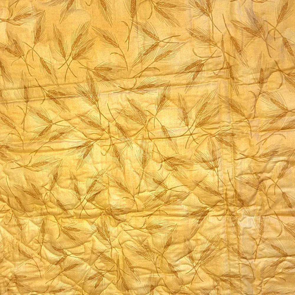 Autumn Patchwork Quilt with Wool Applique Leaves, Brand New w/Tags🍁🍂